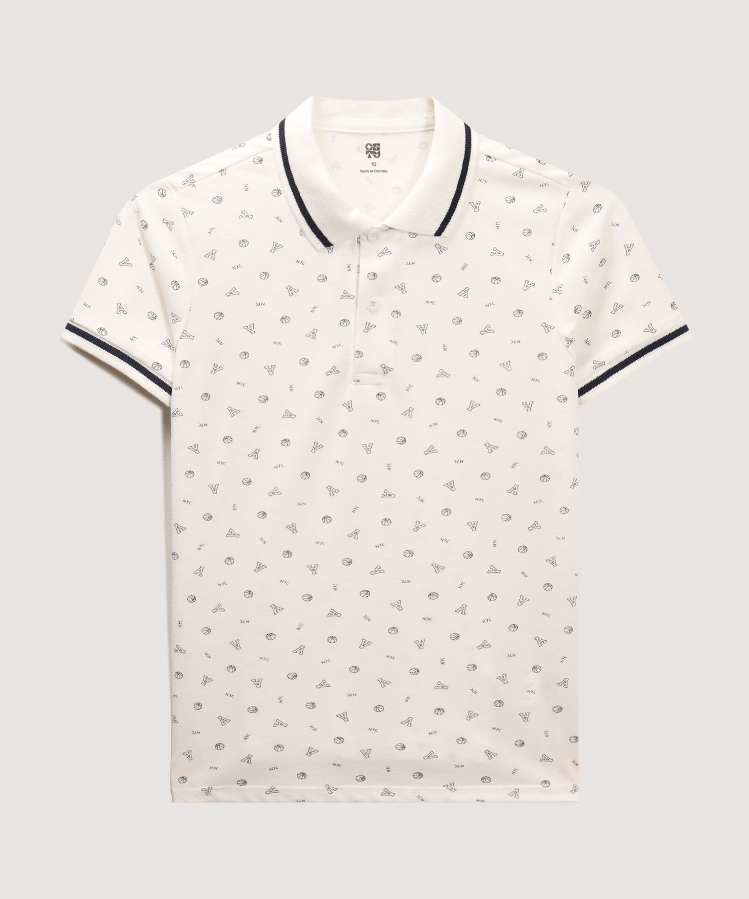 camiseta polo para niños