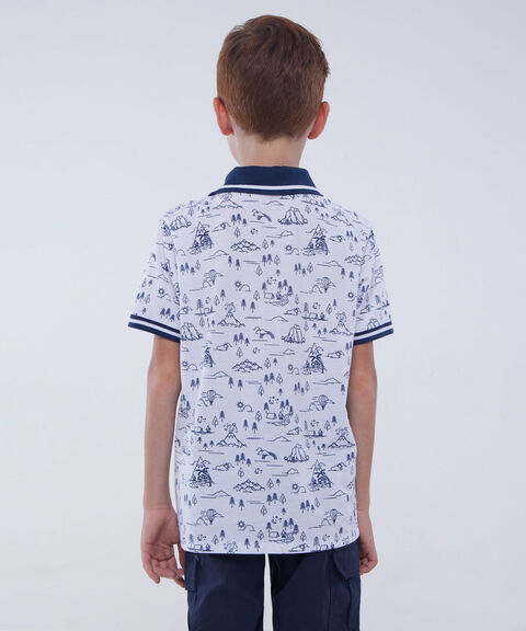 camiseta polo para niños