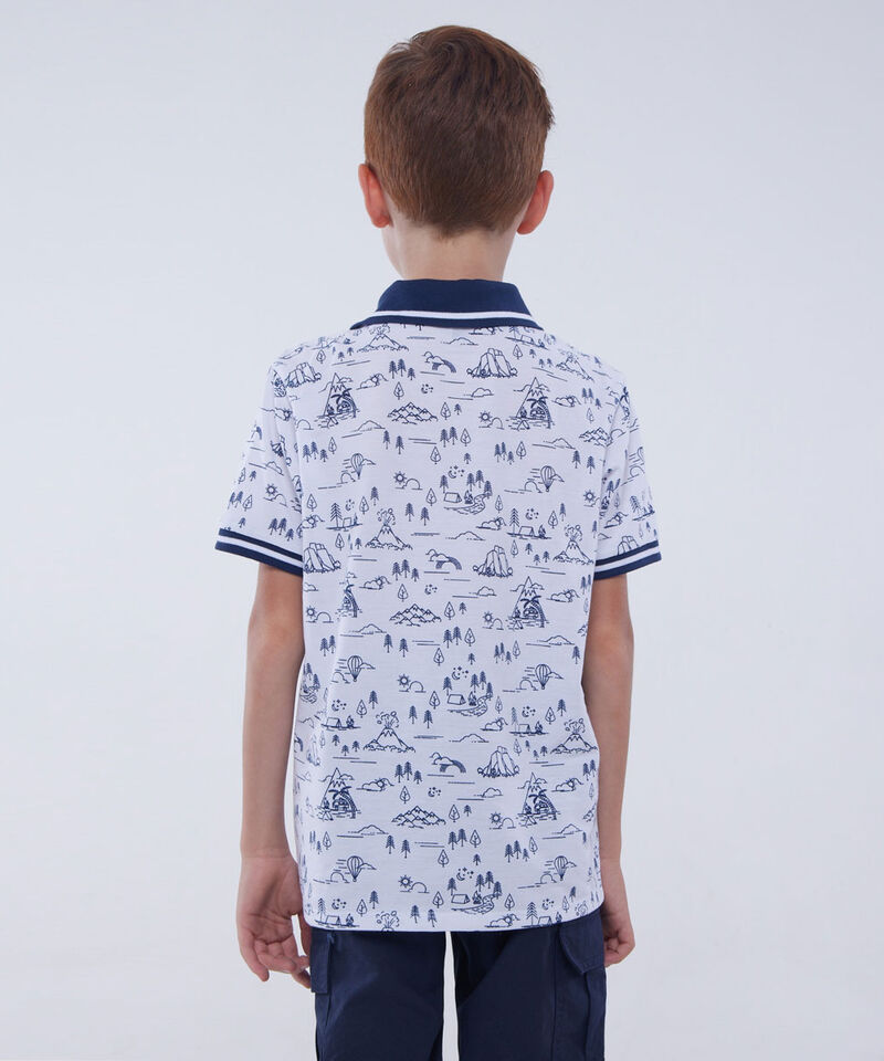 camiseta polo para niños