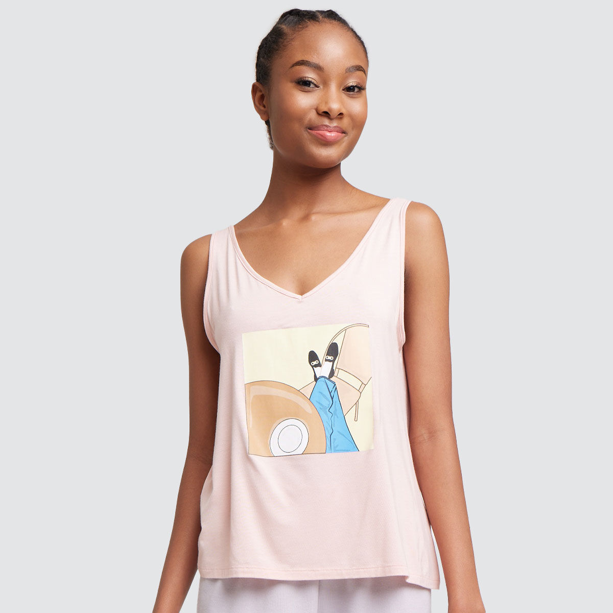 Camiseta estampada mujer outlet