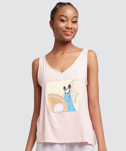 camisetas de descanso  para mujer 