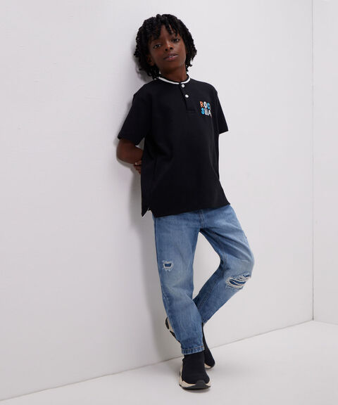 camiseta polo para niños