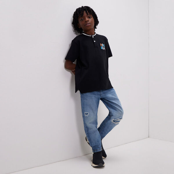 camiseta polo para niños