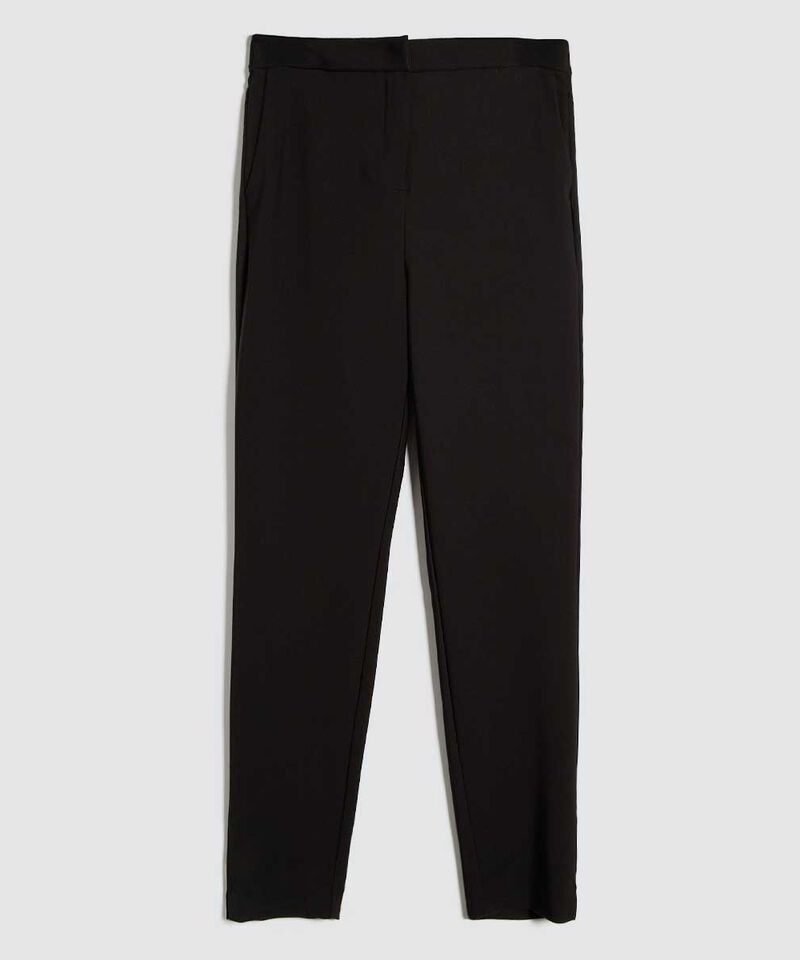 Pantalón Casual con Bolsillos, Negro2, hi-res