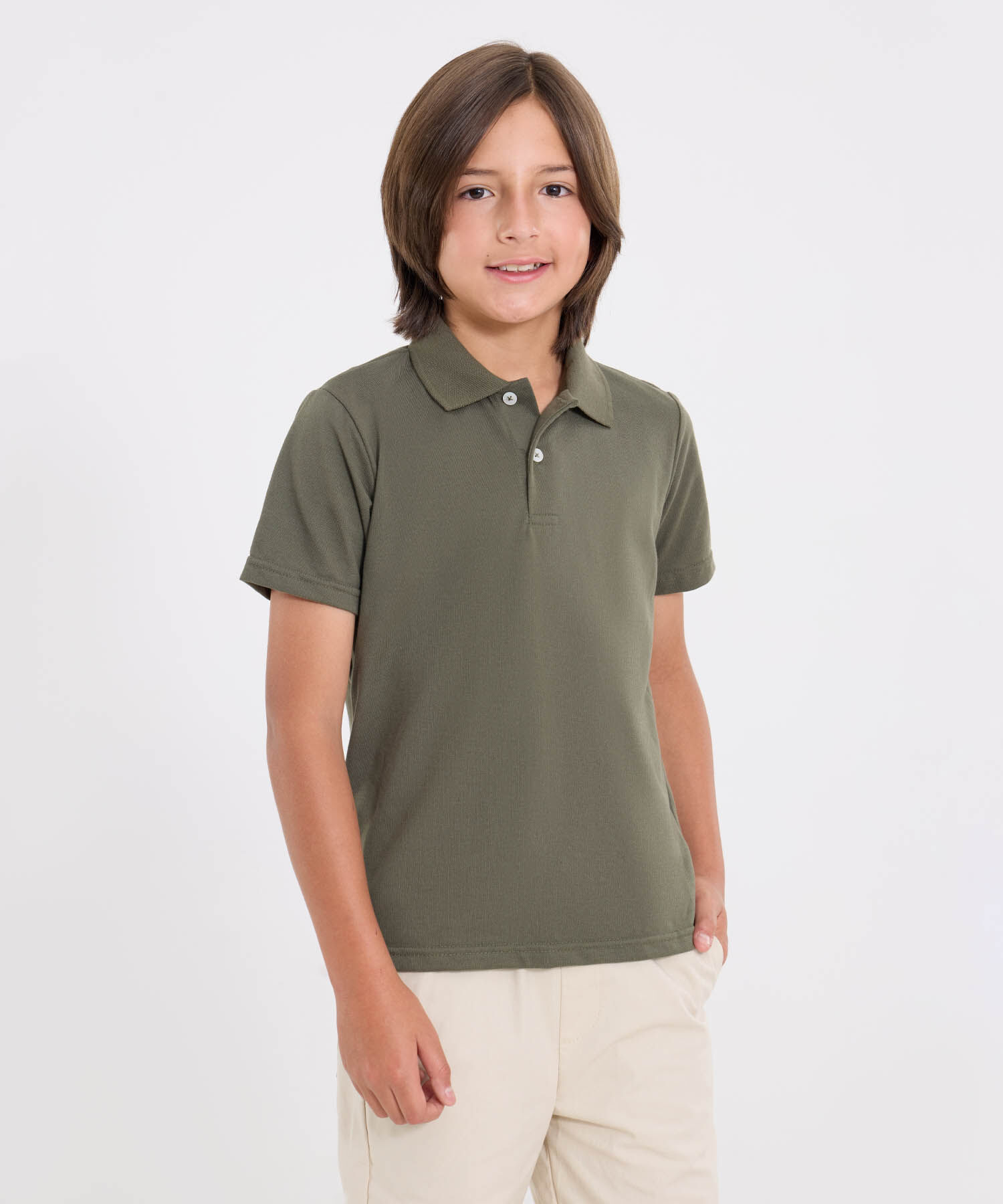 camiseta polo para niños