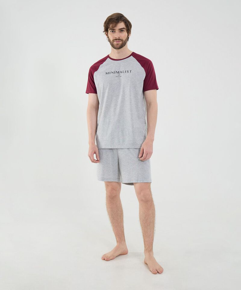 Pijama de pantalonetas para hombre