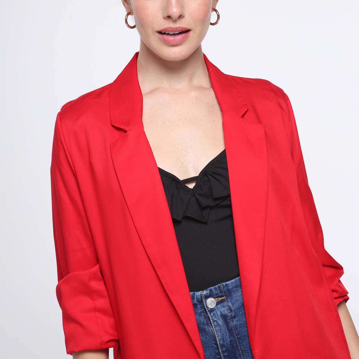 Chaqueta Para Mujer Unicolor