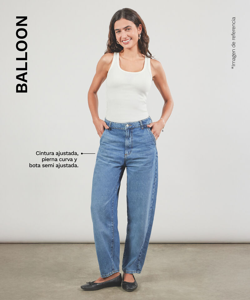 Jeans Balloon Tono Claro, AzulClaro, hi-res