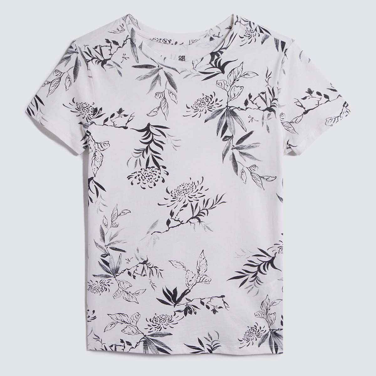 Camiseta Manga Corta Estampada, Blanco1, hi-res