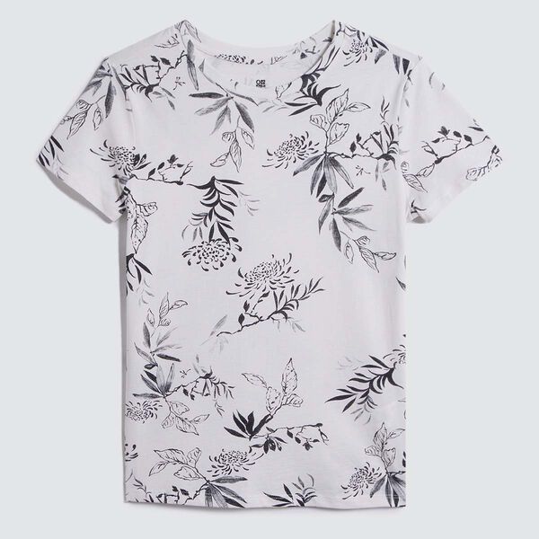 Camiseta Manga Corta Estampada, Blanco1, hi-res
