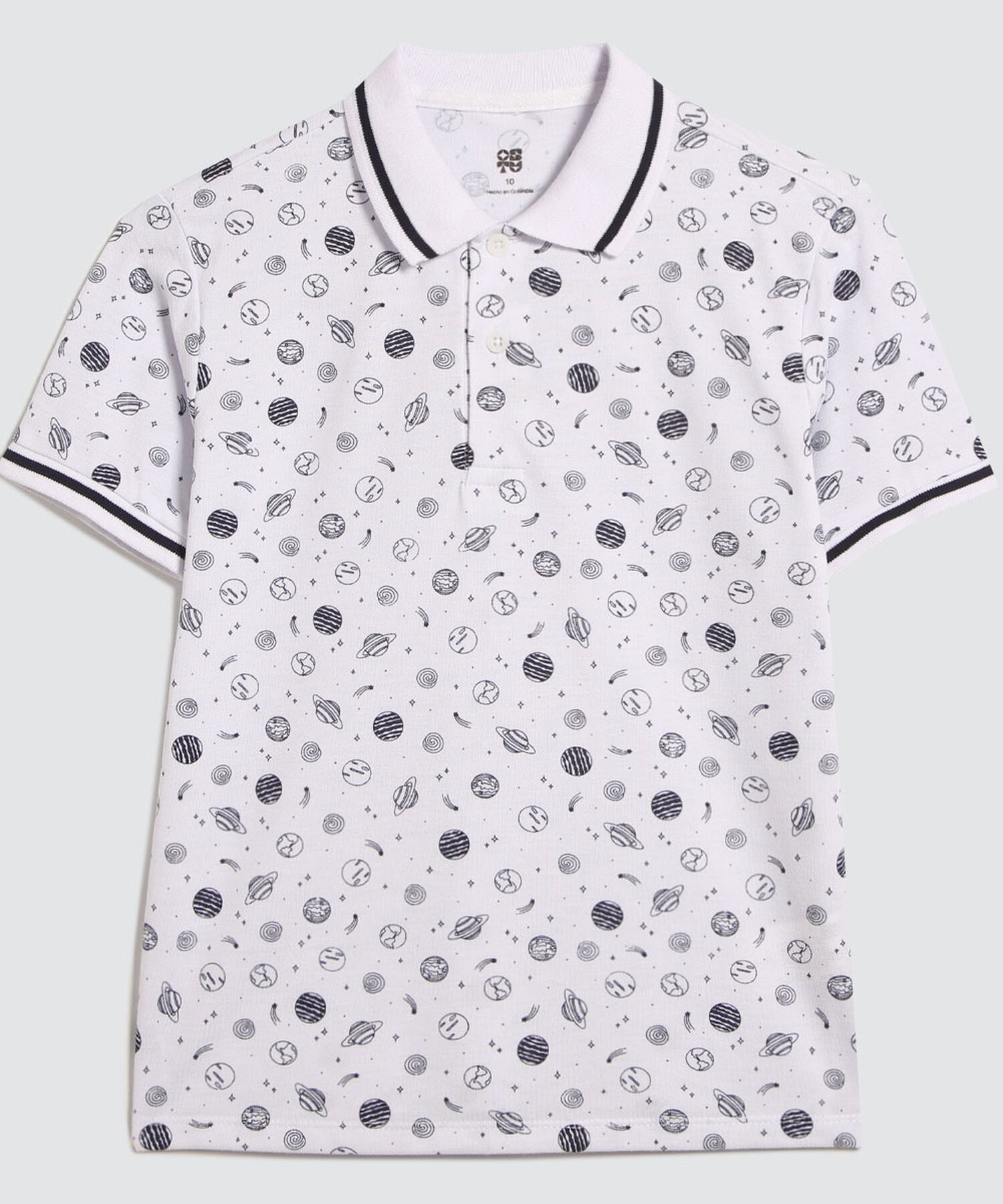 camiseta polo para niños