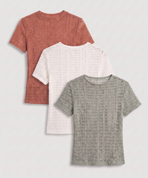 Camiseta Mesh Manga Corta, , hi-res