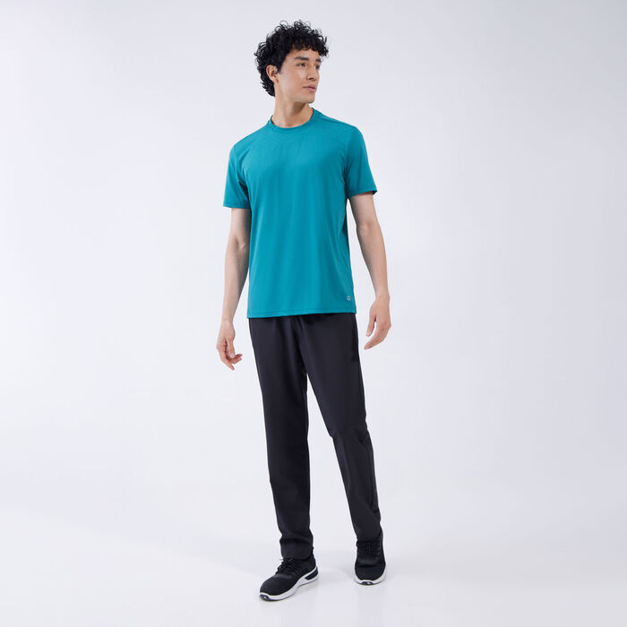 Camiseta Deportiva Cuello Redondo, Verde, hi-res