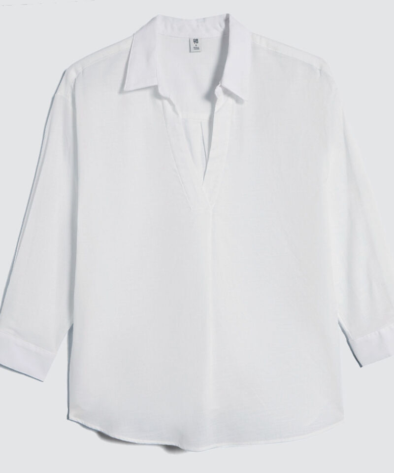 Camisa Estampada, Beige, hi-res