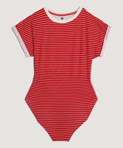 Body a Rayas, Rojo, hi-res