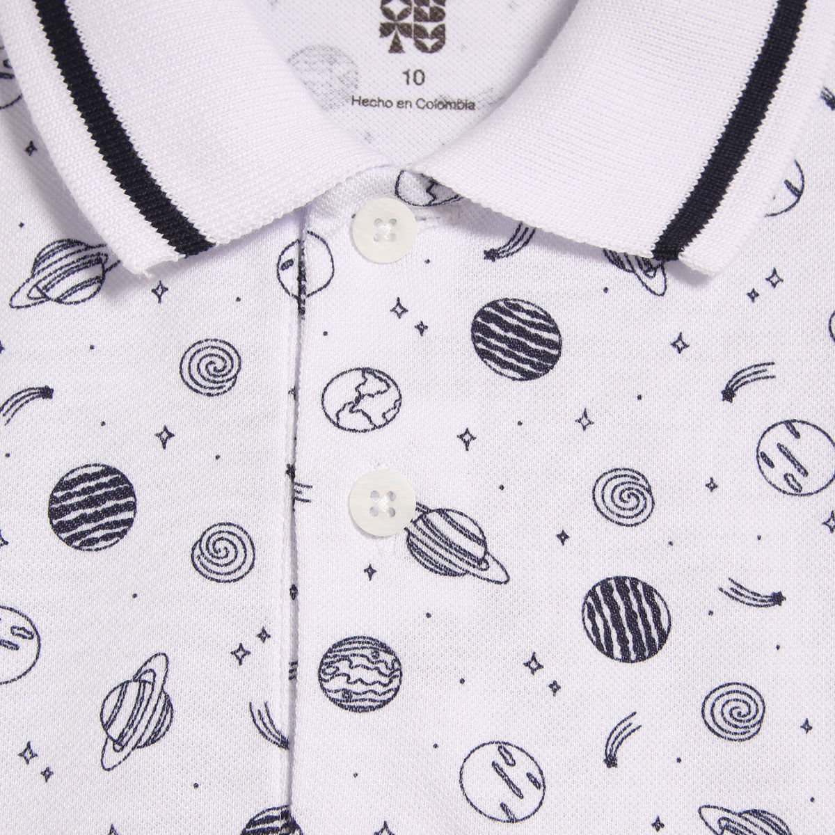 camiseta polo para niños