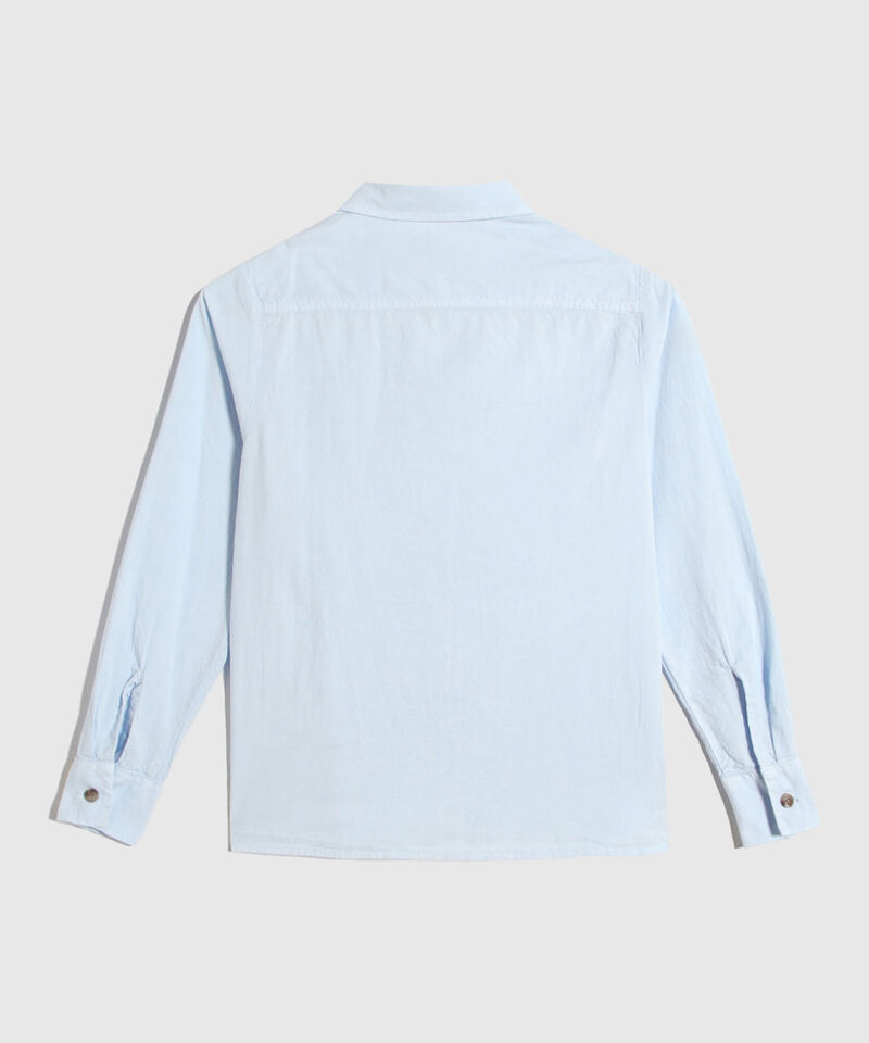 Camisa Manga Larga, AzulClaro, hi-res