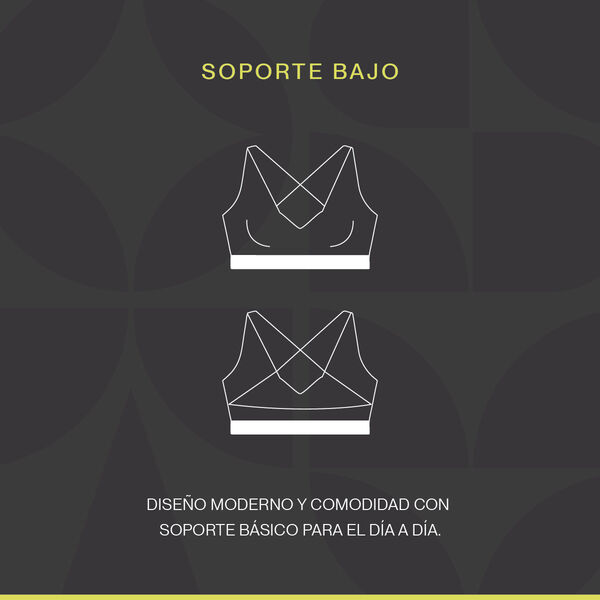 Top Deportivo Estampado, Negro, hi-res