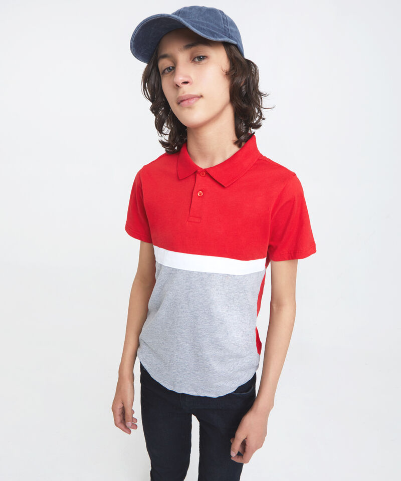 camiseta polo para niños