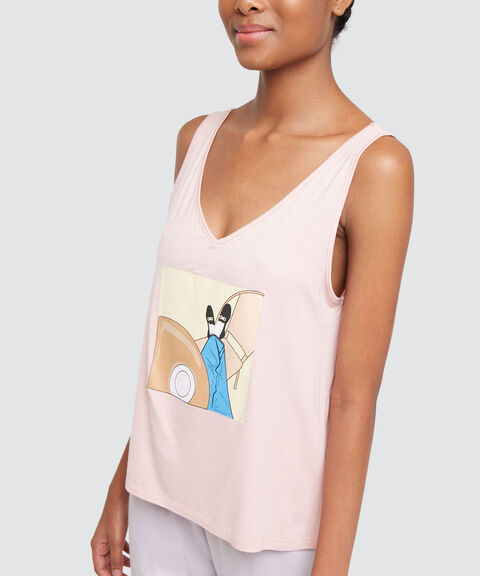 camisetas de descanso  para mujer 