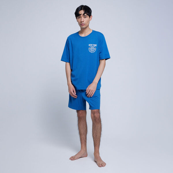 Pijama de pantalonetas para hombre  image number null