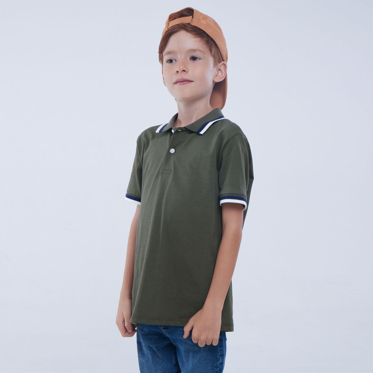 camiseta polo para niños