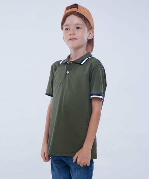 camiseta polo para niños