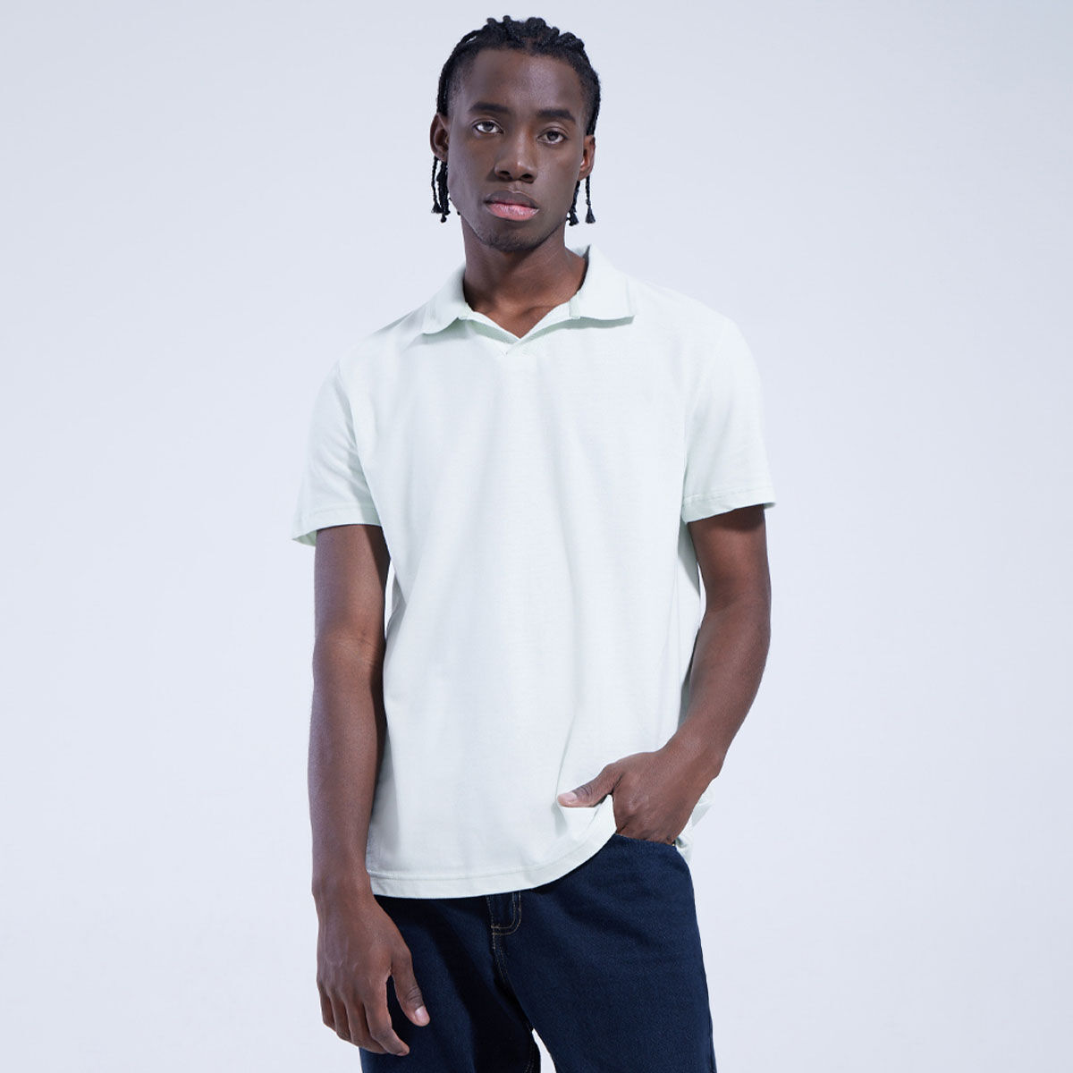 Polo Tejida Sin Botones