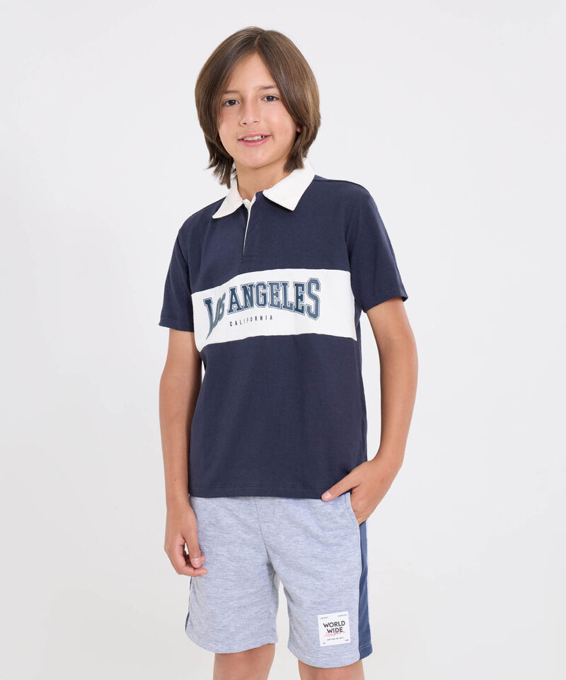 camiseta polo para niños