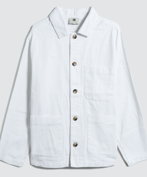 Sobrecamisa Con Bolsillos, Beige, hi-res