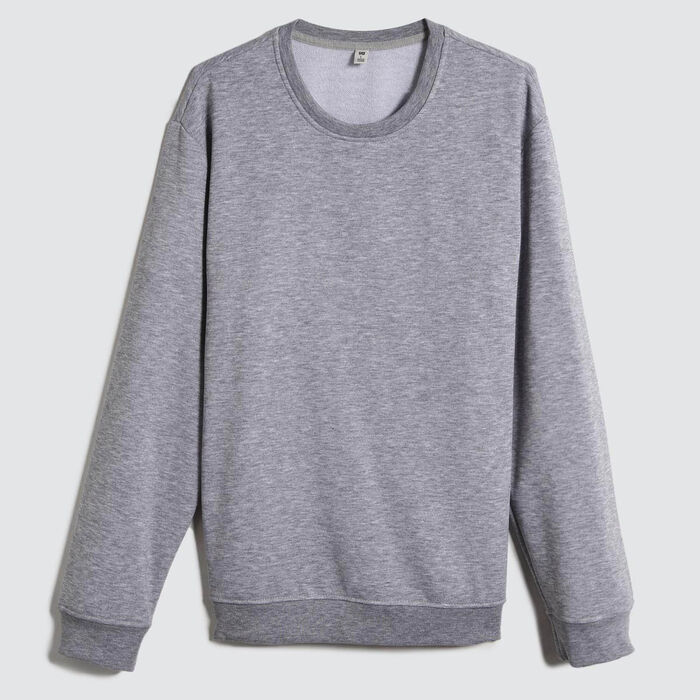 Buzo Básico, Gris, hi-res