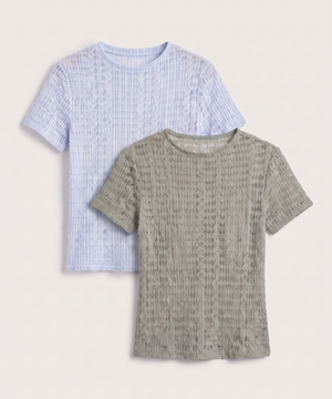 Camiseta Mesh Manga Corta, , hi-res