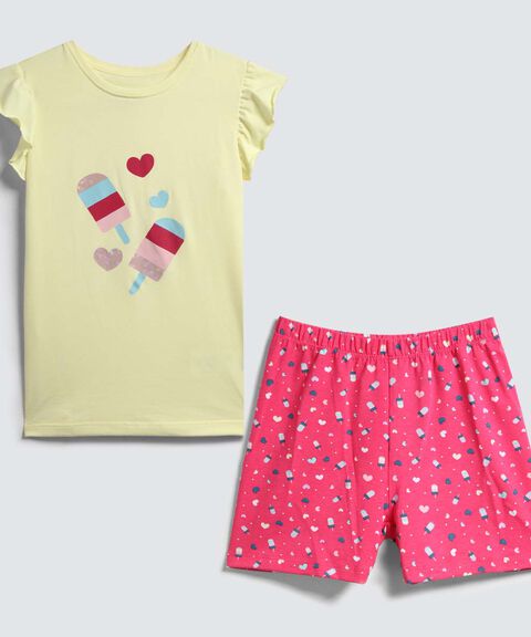 camisetas de pijama para niñas image number null