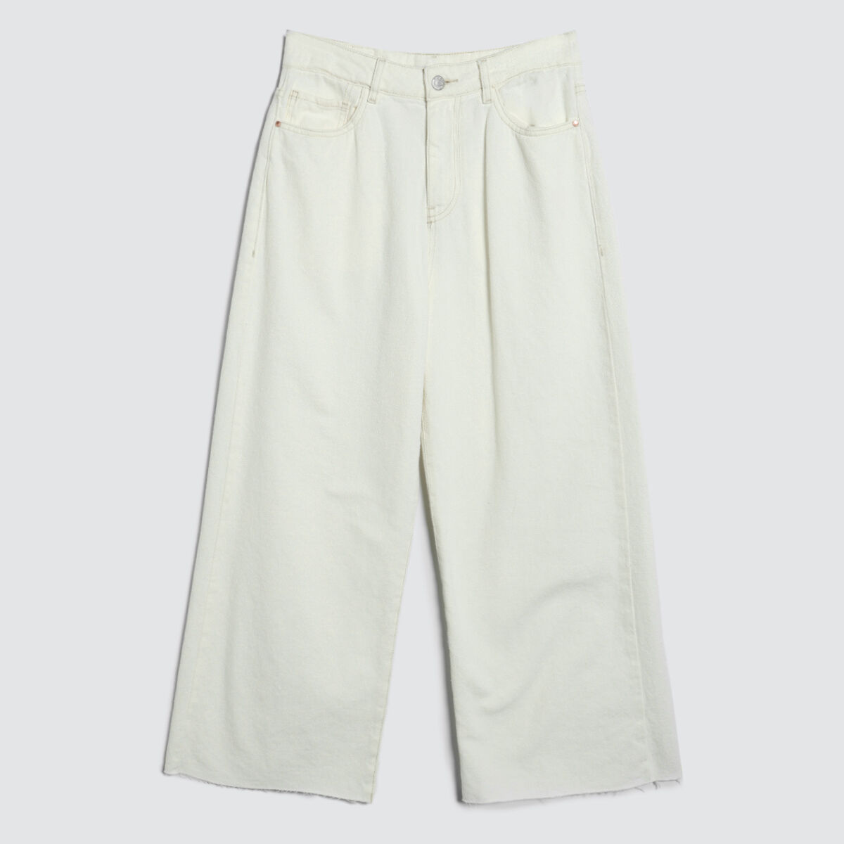 Jeans Culotte Tono Blanco compra online OSTU
