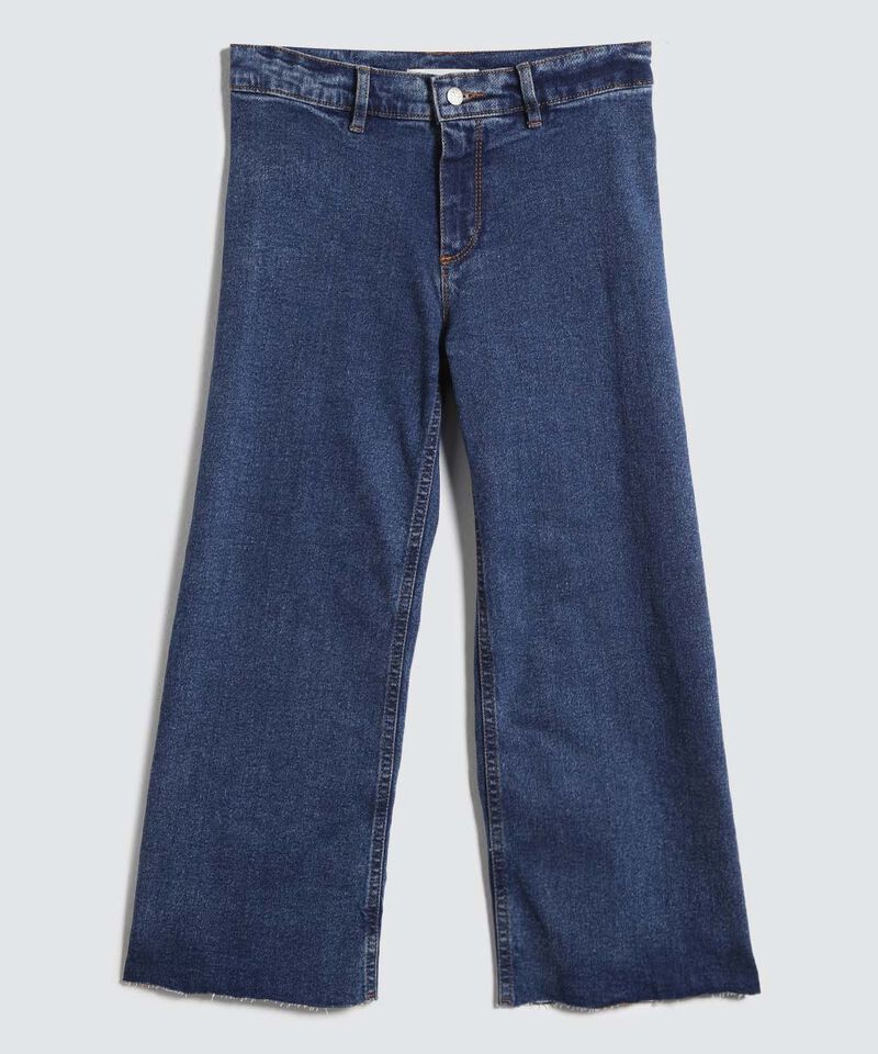 Jeans Culotte Tono Medio