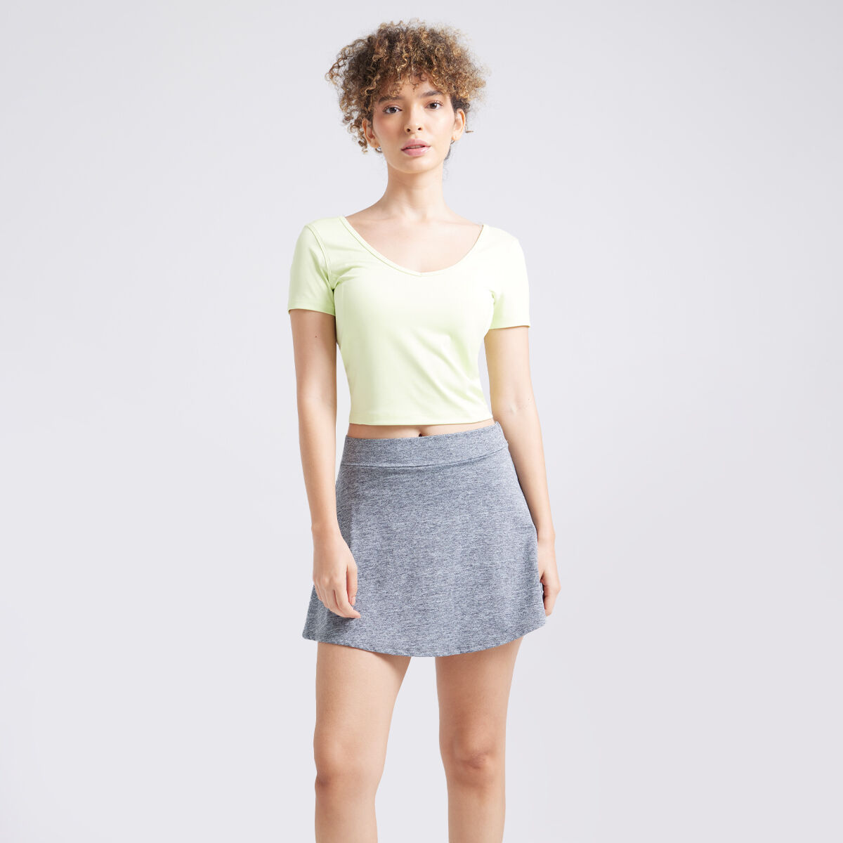 Falda Deportiva Jaspeada compra online OSTU