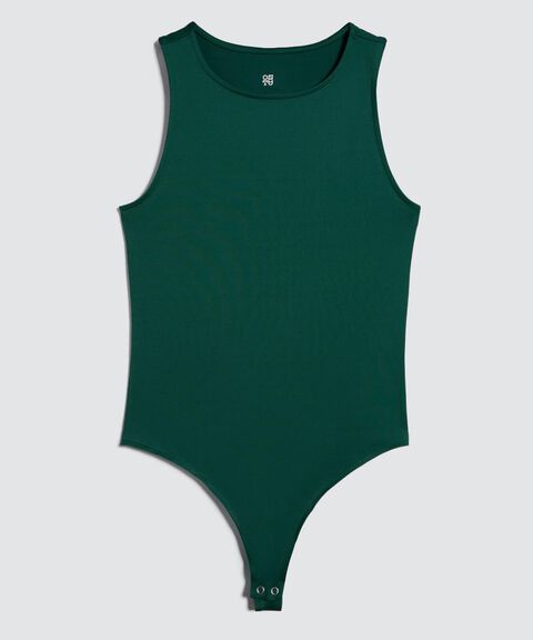 Body B&aacute;sico Manga Sisa, Verde, hi-res