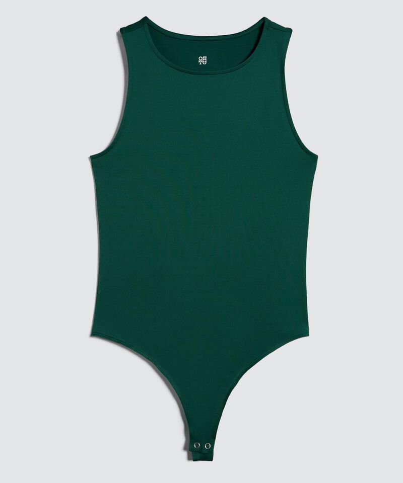 Body B&aacute;sico Manga Sisa, Verde, hi-res