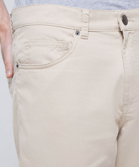 Pantalon Basico 5 Bolsillos, Beige, hi-res