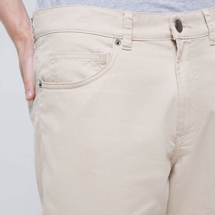 Pantalon Tipo Chino para Hombre, Beige, hi-res