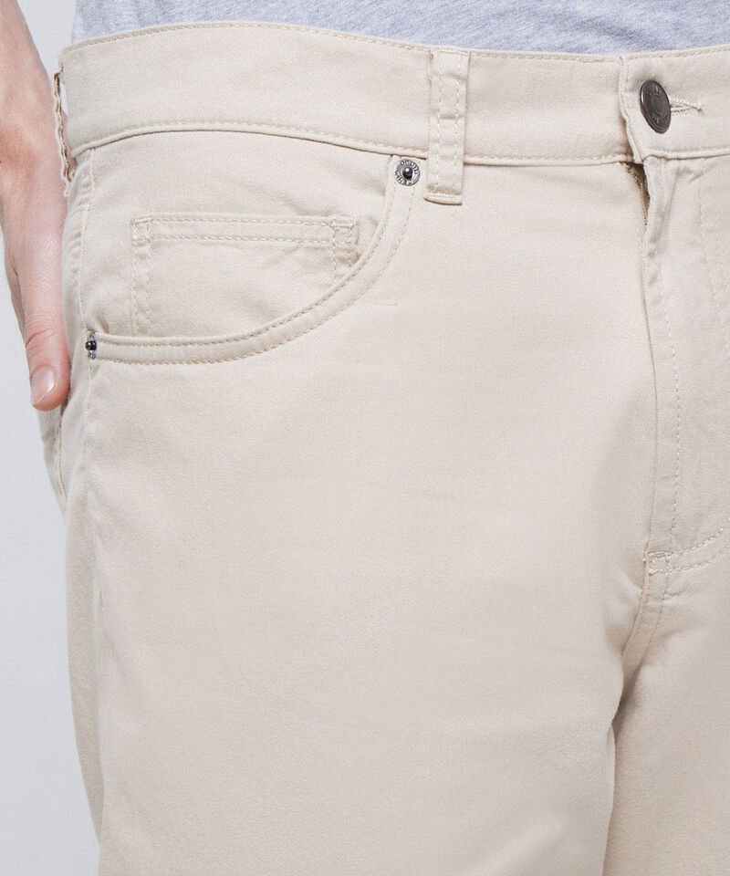 Pantalon Basico 5 Bolsillos, Beige, hi-res