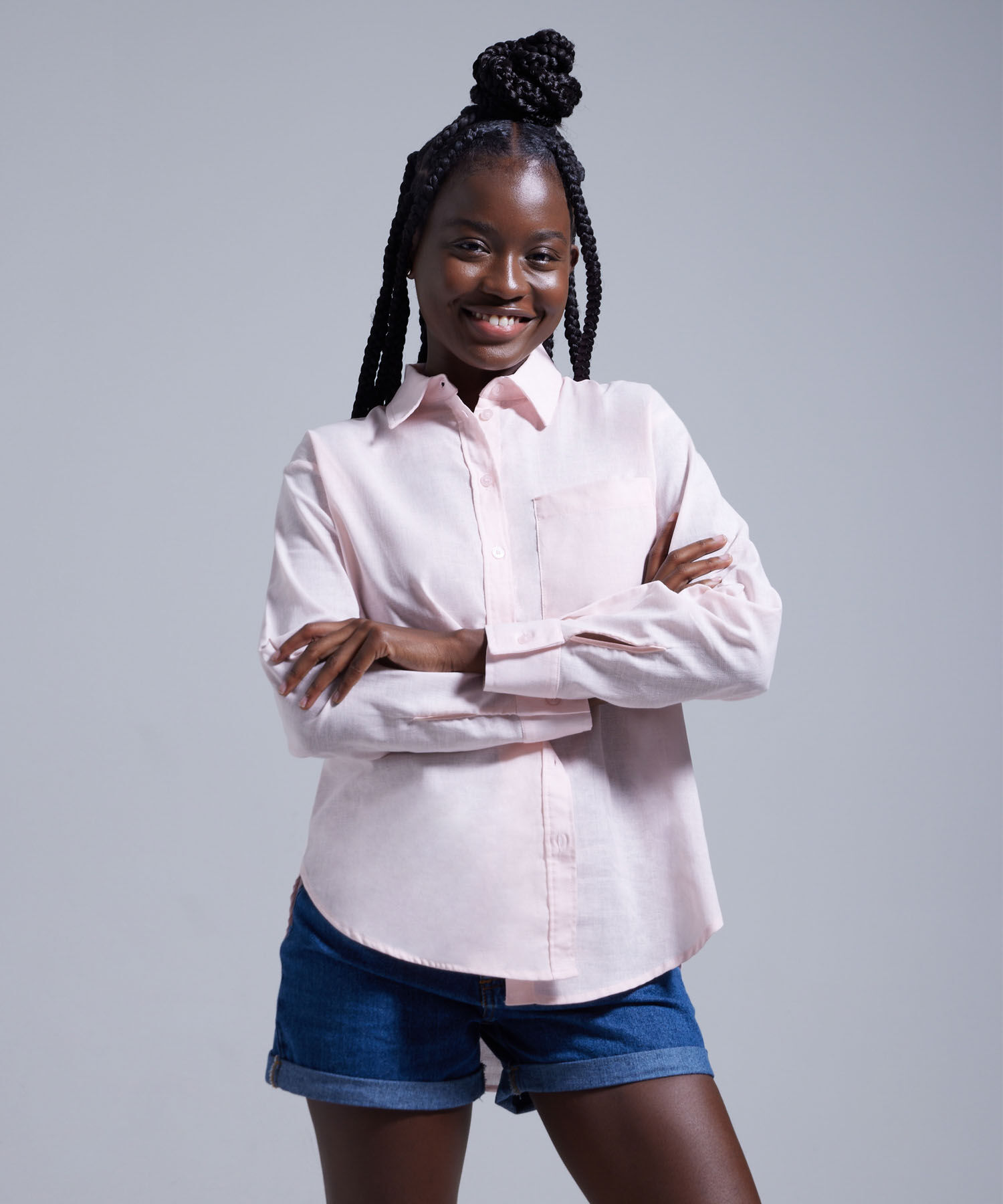 Camisa de manga larga para mujer best sale