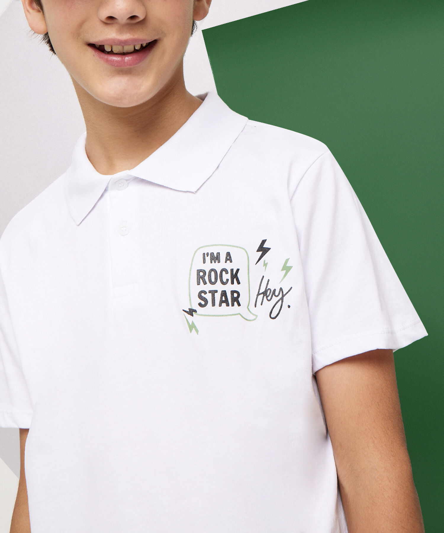 camiseta polo para niños