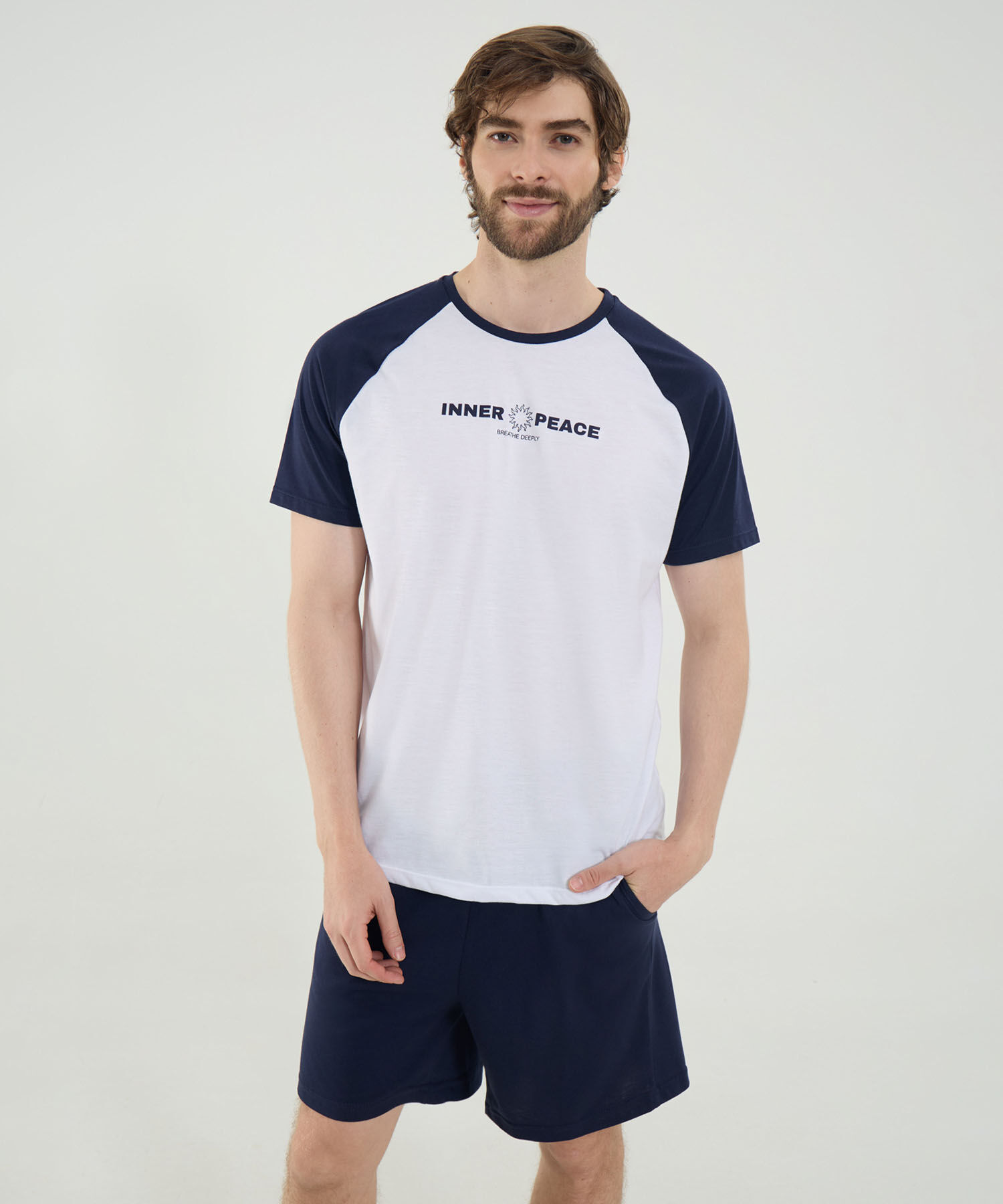 Pijama de camiseta para hombre