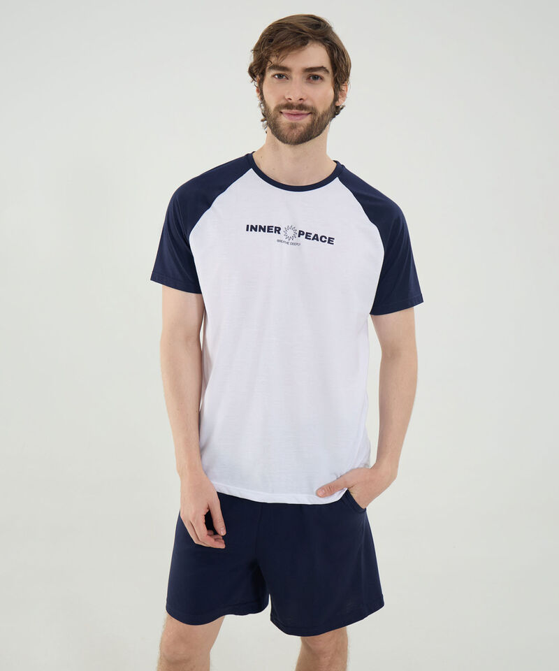 Pijama de camiseta para hombre