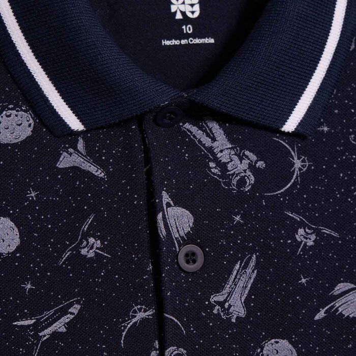 camiseta polo para niños