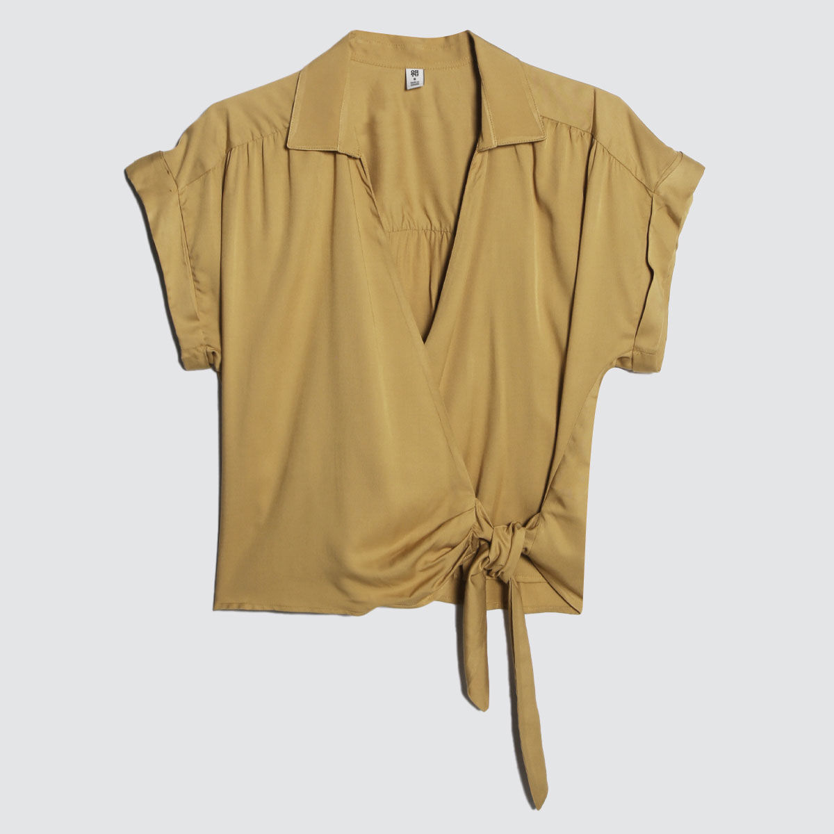 Blusa con Escote Cruzado en V compra online OSTU