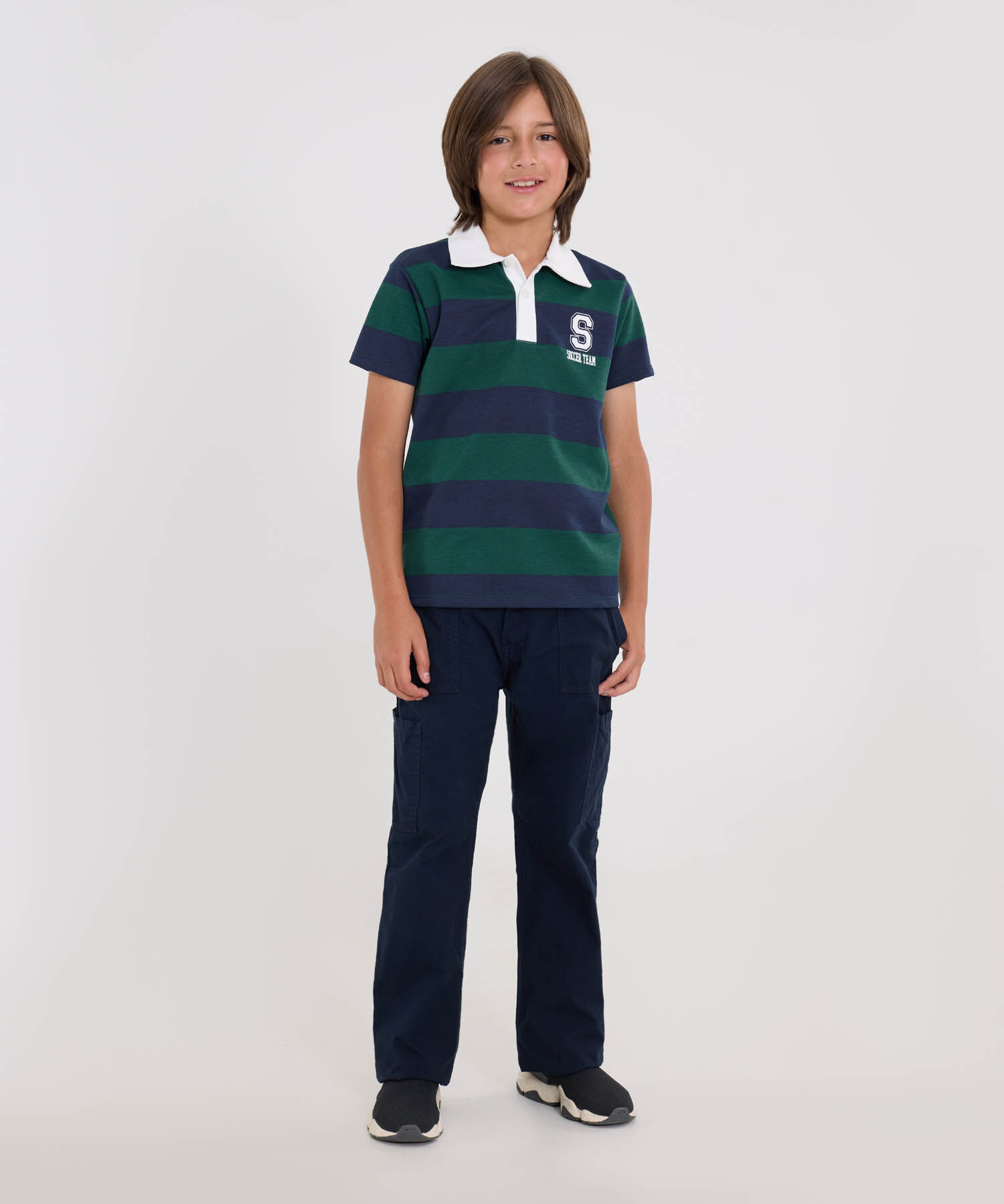 camiseta polo para niños