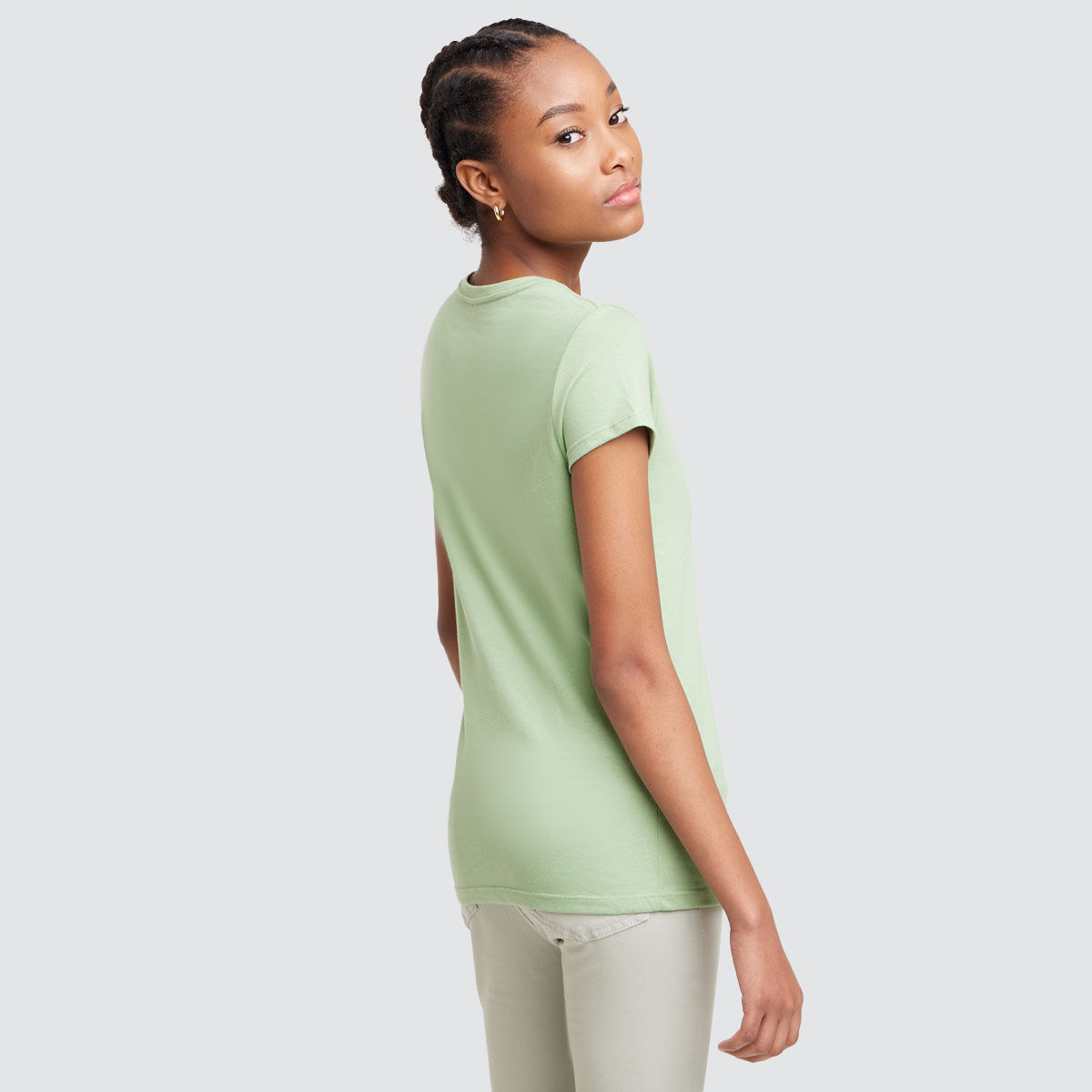 Camisetas cuello redondo mujer on sale