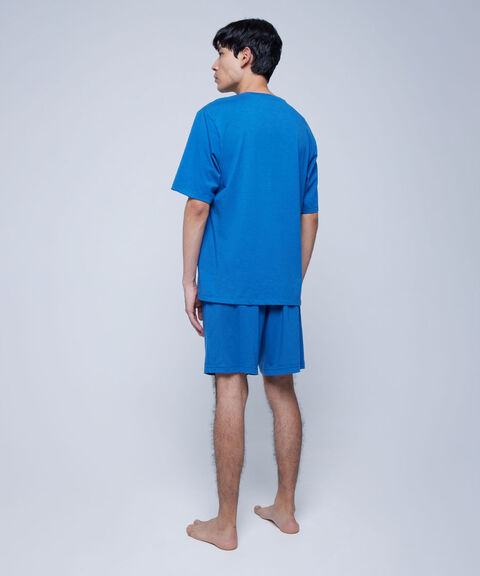 Pijama de pantalonetas para hombre 